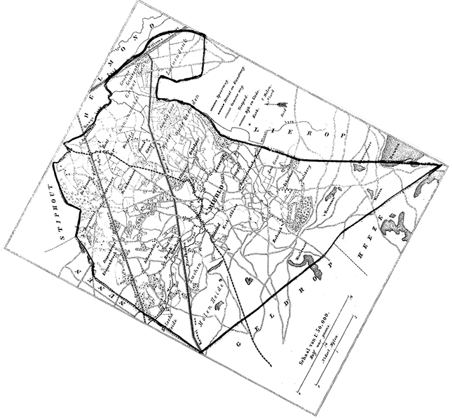 kaart Mierlo 1866